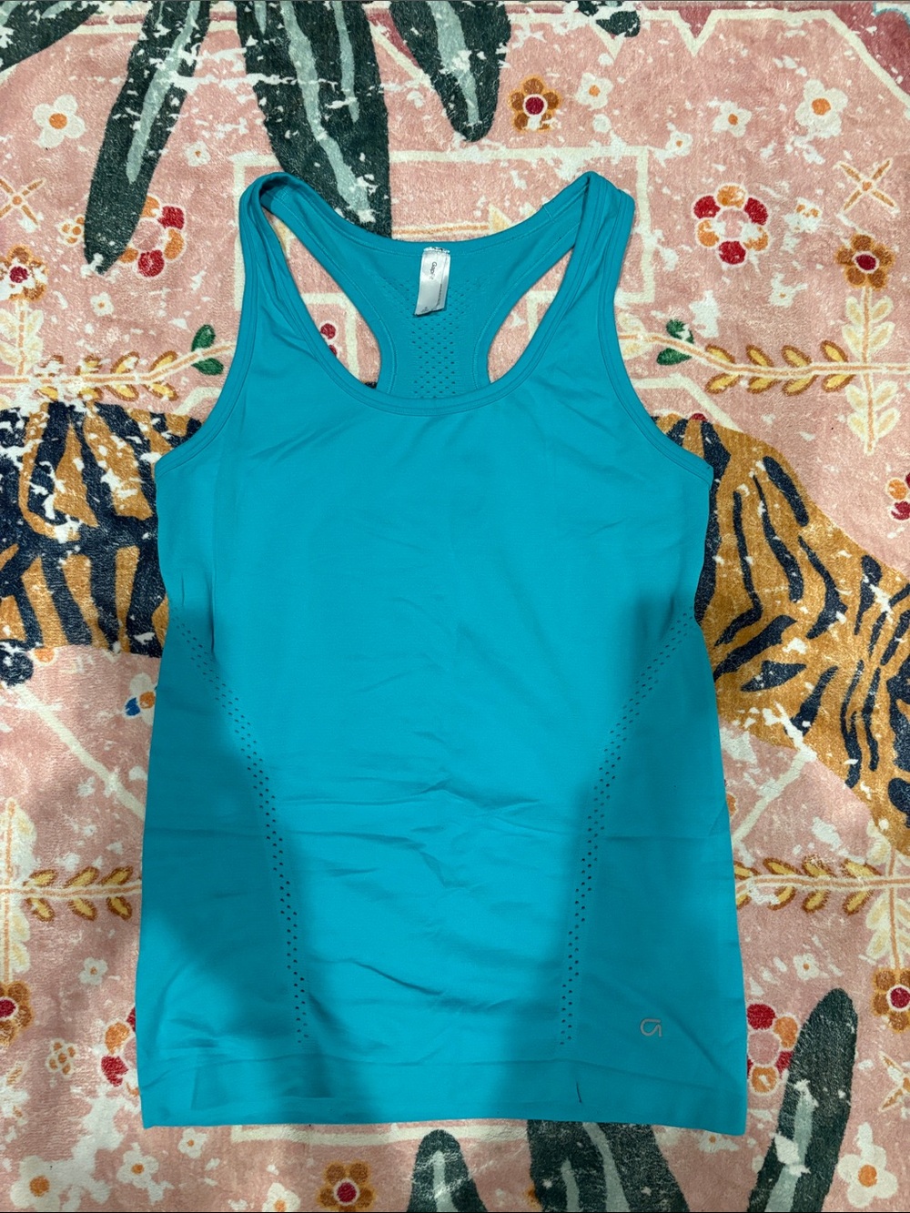 GAP Teal Racerback Tank Top